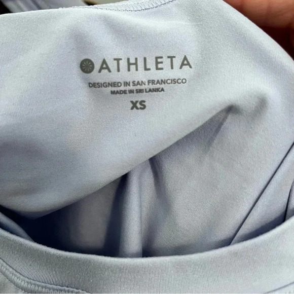 Athleta Nitro Tank Top XS Purple Lilac Racerback Cutout Back Soft - Picture 7 of 8